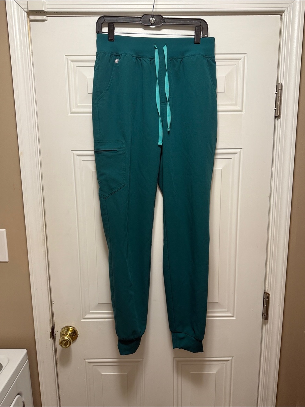 Figs Hunter Green Jogger Pants with Drawstring size medium/tall